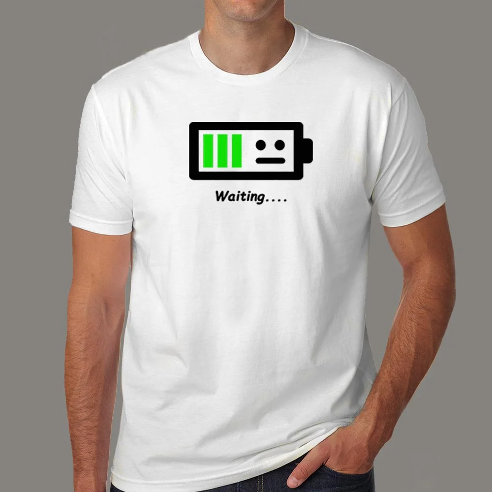 Low Battery - Waiting For Energy Men's Tee
