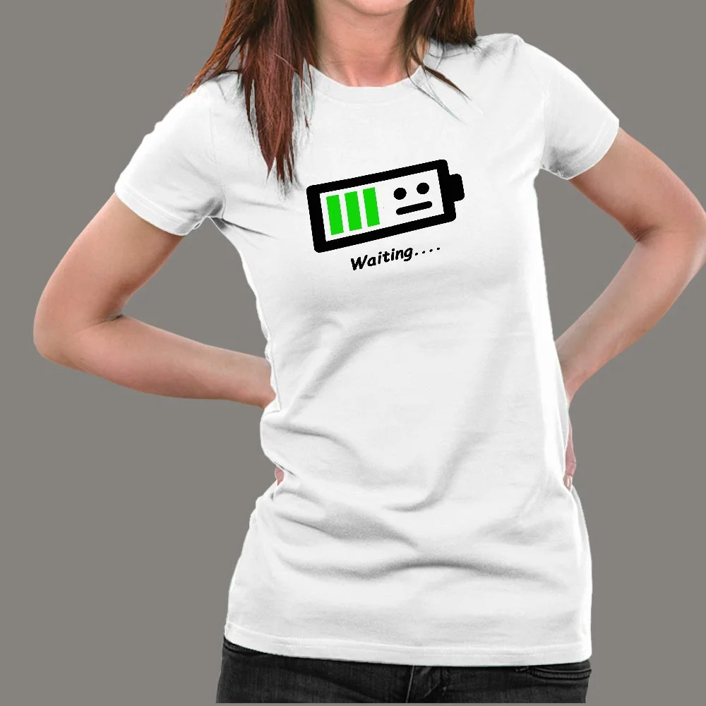 Low Battery Women's Tee - Waiting for Energy