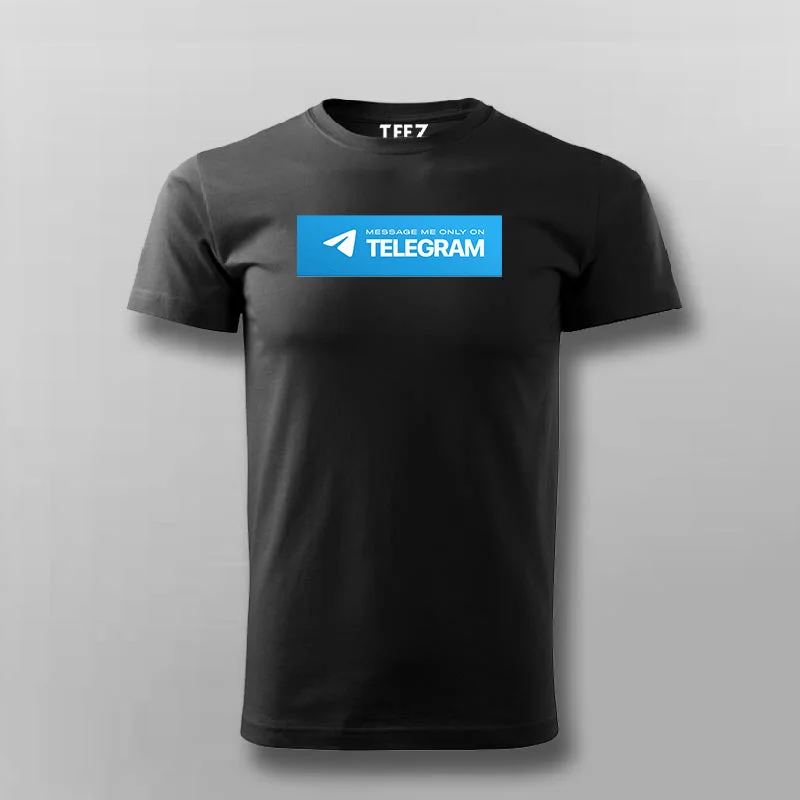 Telegram Exclusive: Message Me Men's T-Shirt
