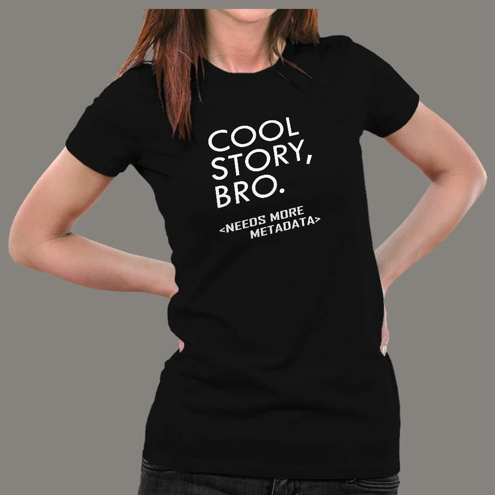 Metadata Matters Women's T-Shirt - Data Power