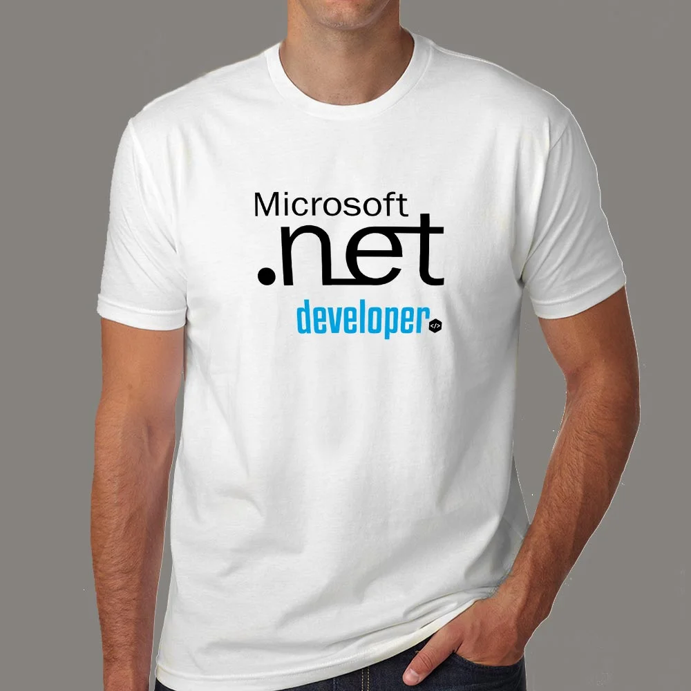 Microsoft .NET Developer T-Shirt - Code, Compile, Conquer