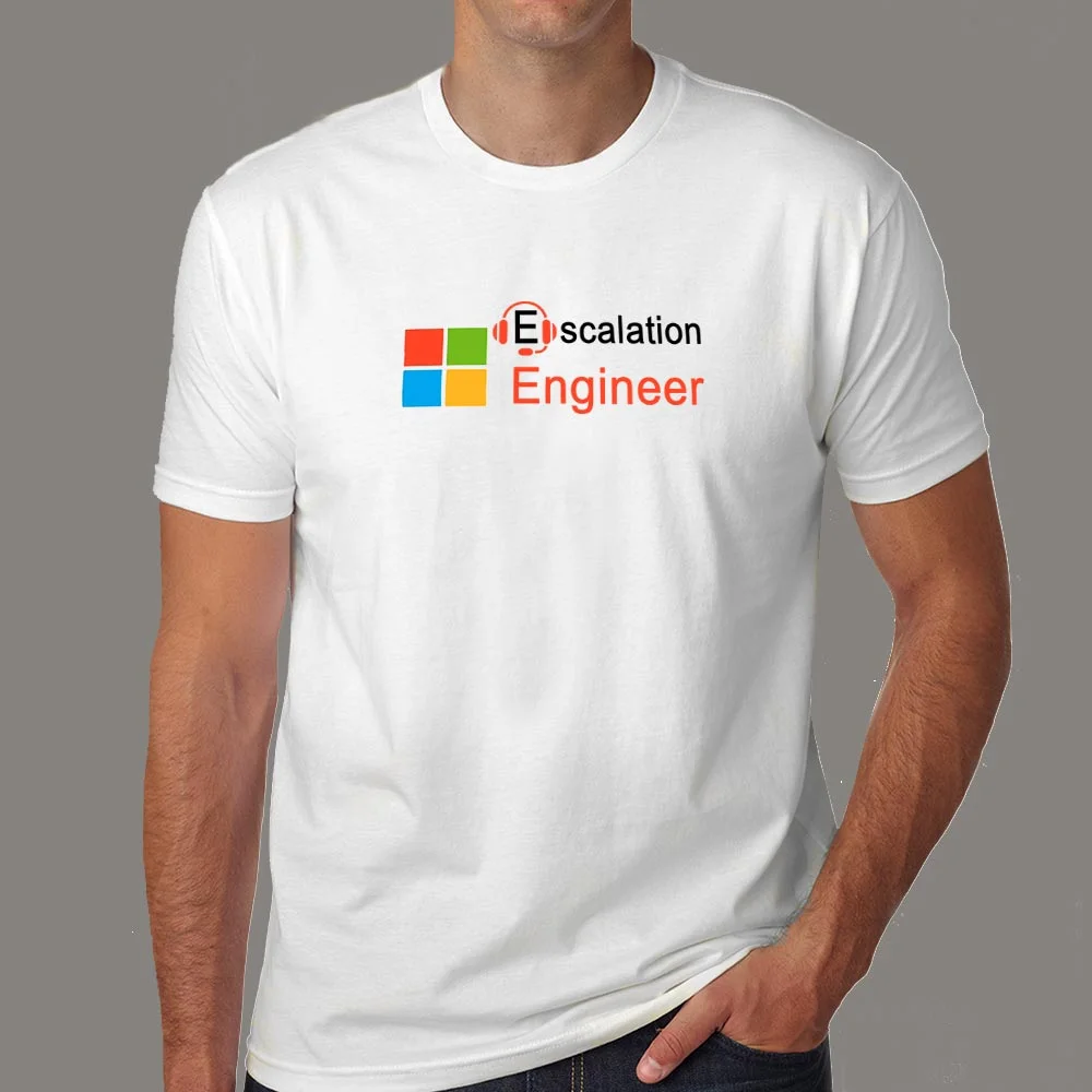 Microsoft Escalation Engineer T-Shirt - Solving the Tough