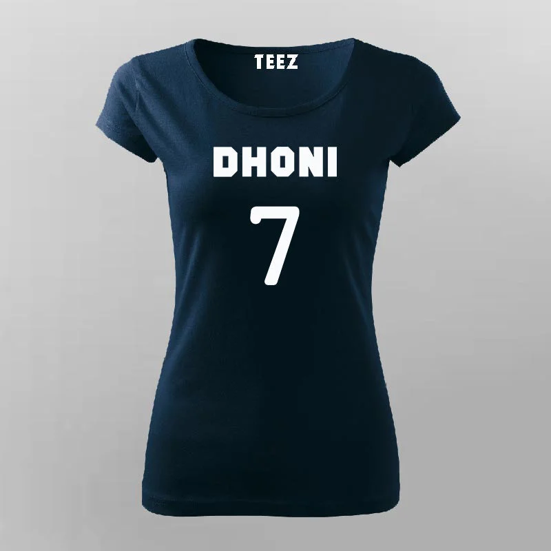Ms Dhoni T-Shirt For Women