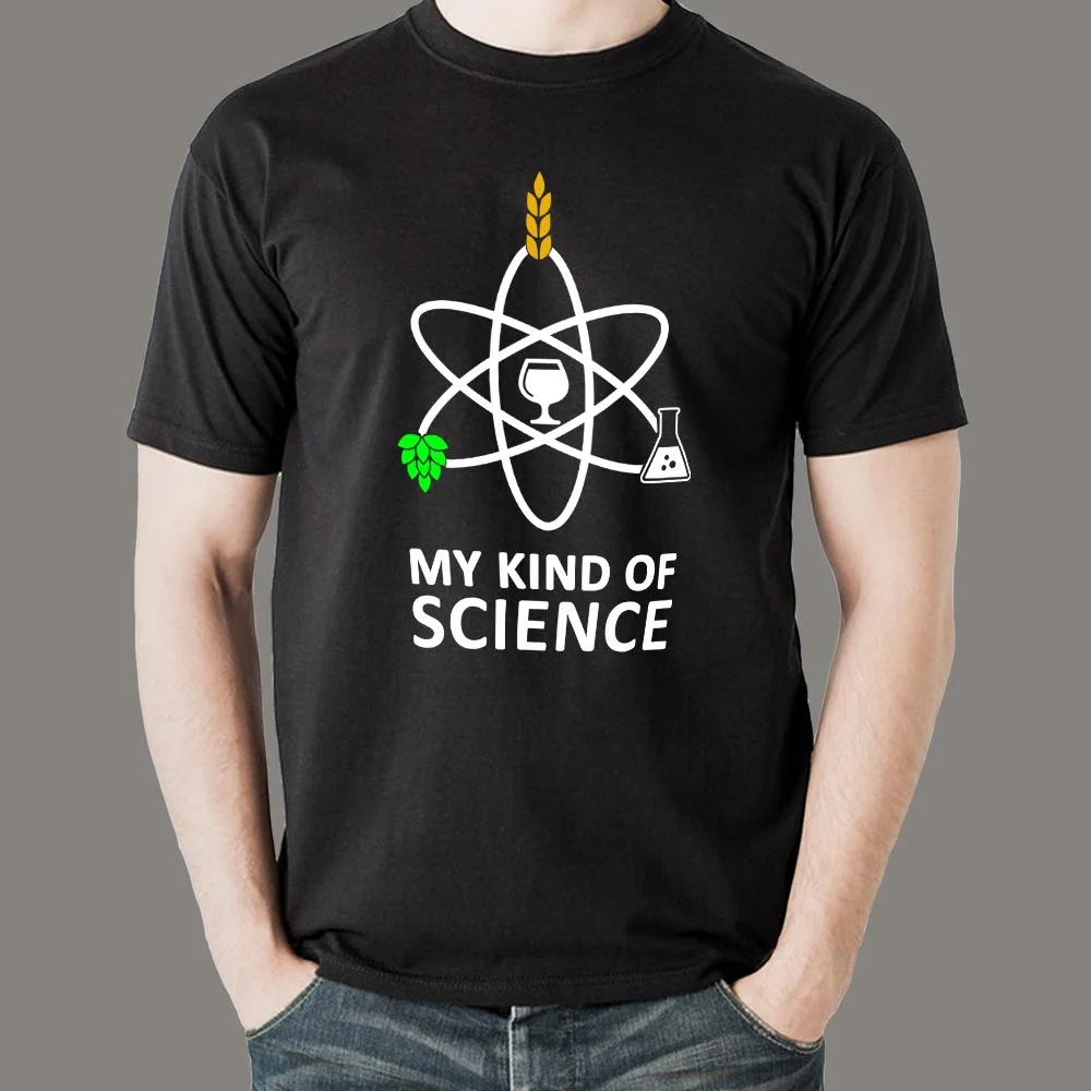 My Kind Of Science Beer Brewing T-Shirt For Men