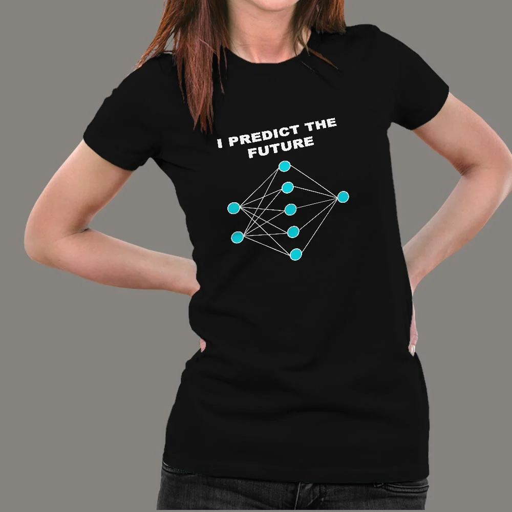 Artificial Neural Network Machine Learning T-Shirt For Women