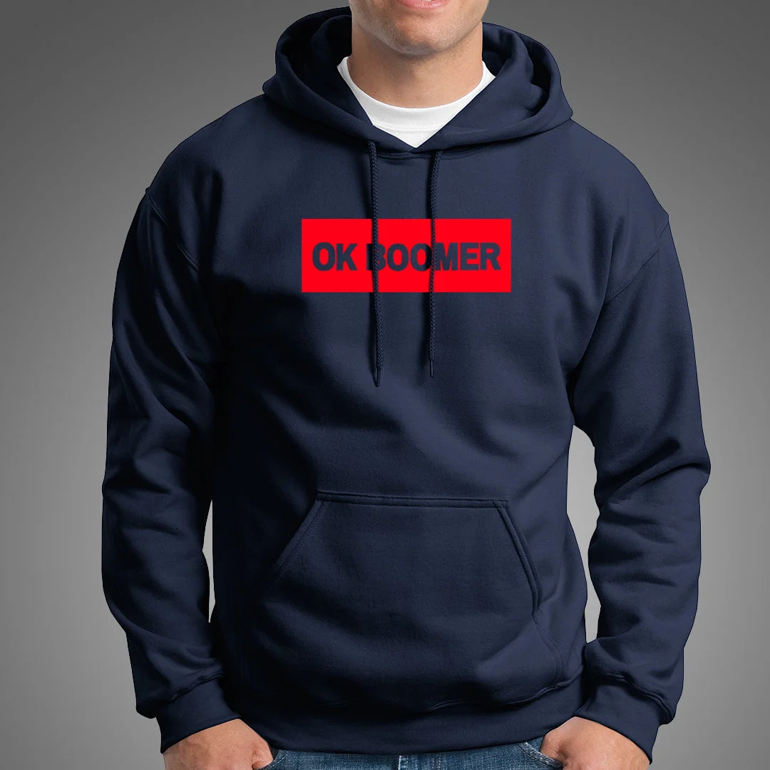 Ok Boomer Hoodies For Men