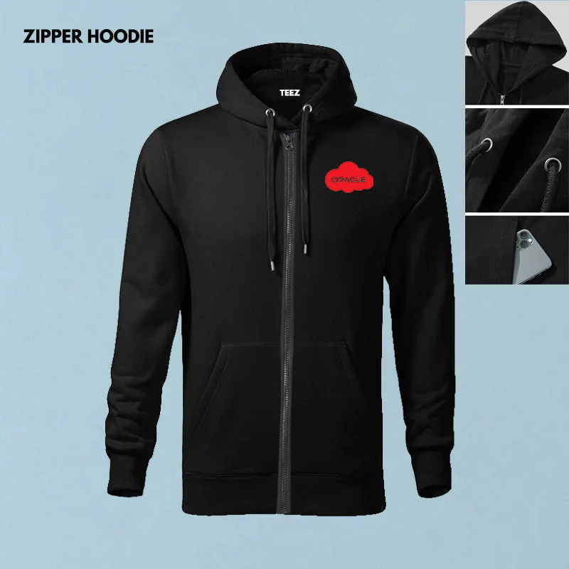 Oracle Cloud Cotton & Zip Hoodies - Cloud Innovator Style