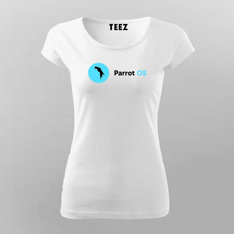 Parrot OS Linux T-Shirt For Women
