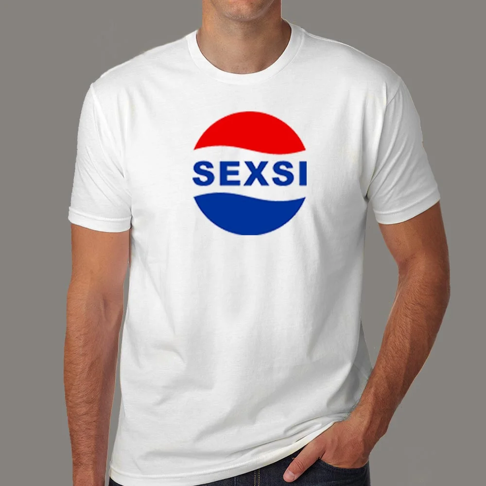 Pepsi Parody Sexsi T-Shirt For Men