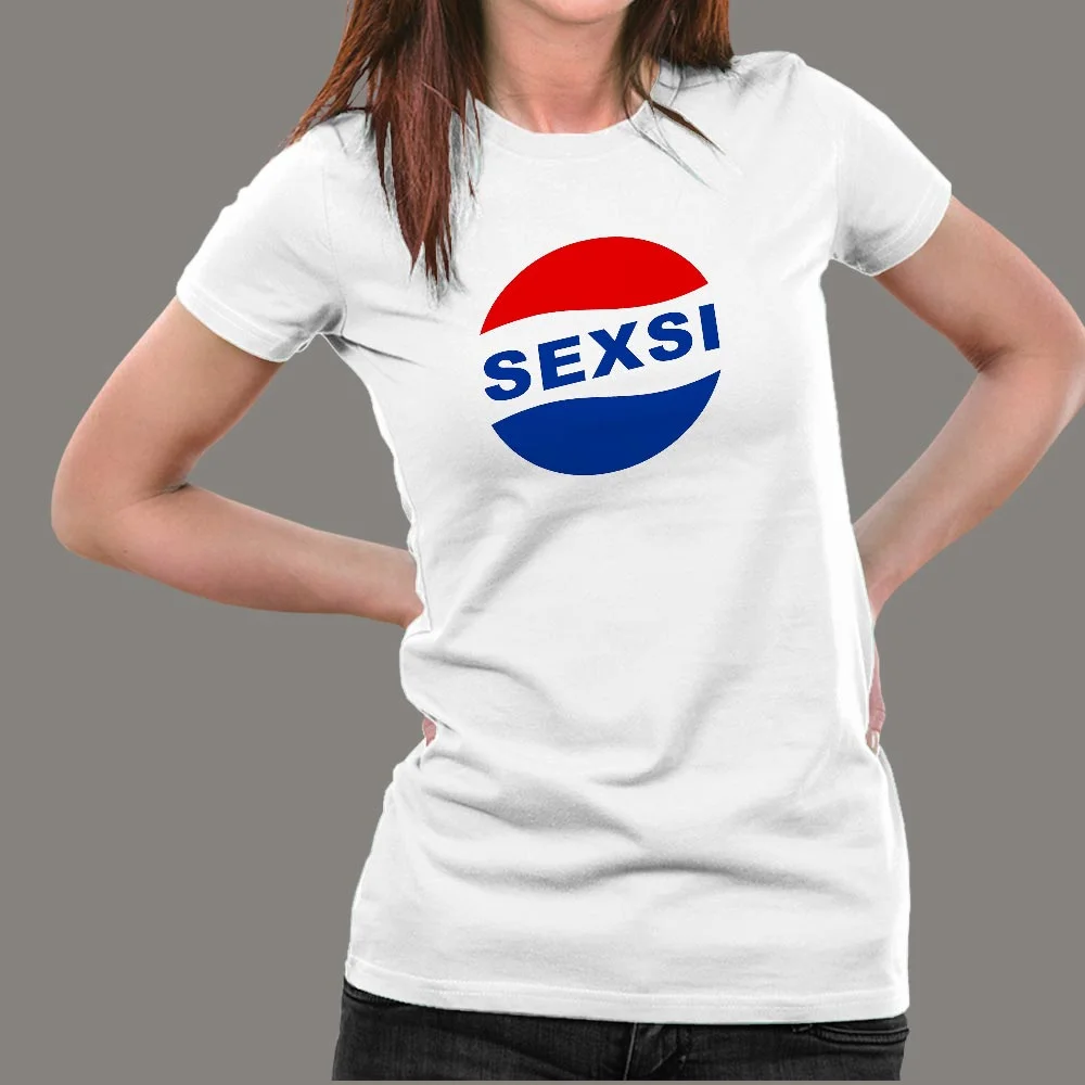 Pepsi Parody Sexsi T-Shirt For Women