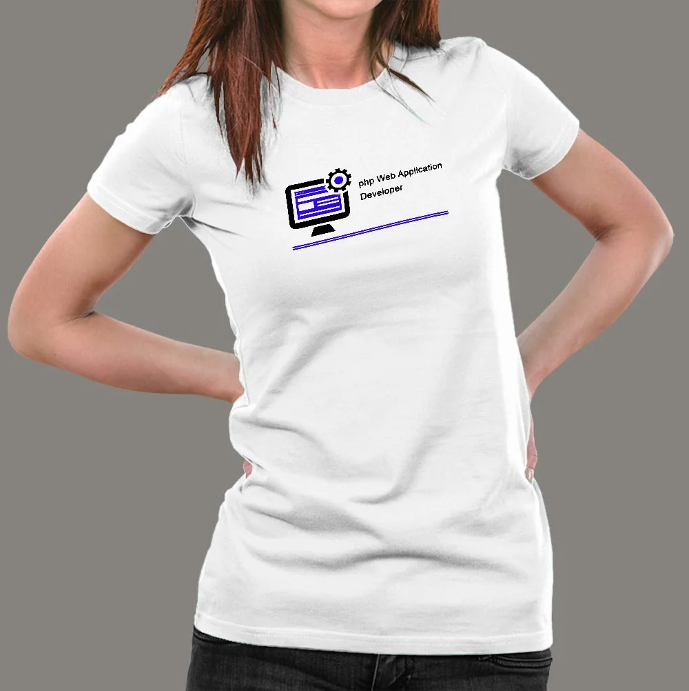 PHP Web Application Developer Women’s Profession T-Shirt
