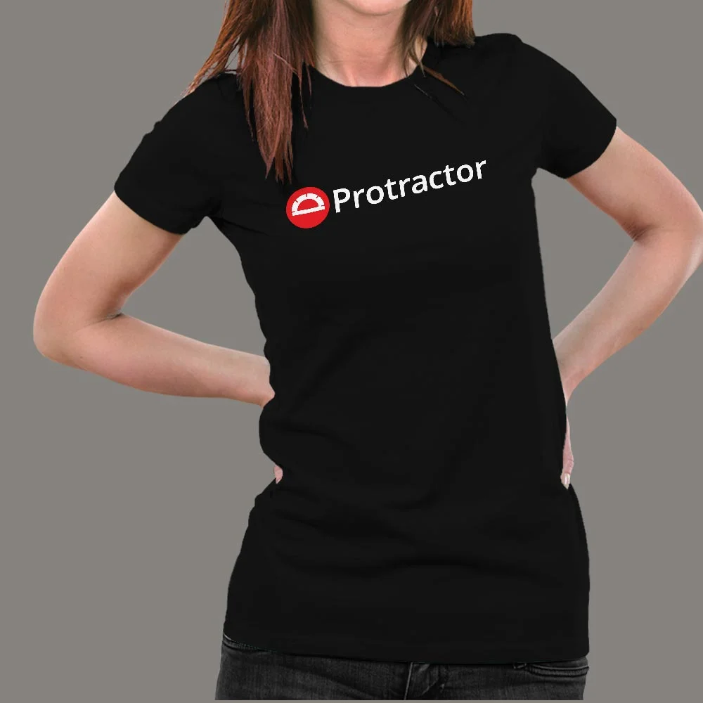 Protractor Developer Women's T-Shirt - Measure Your Code