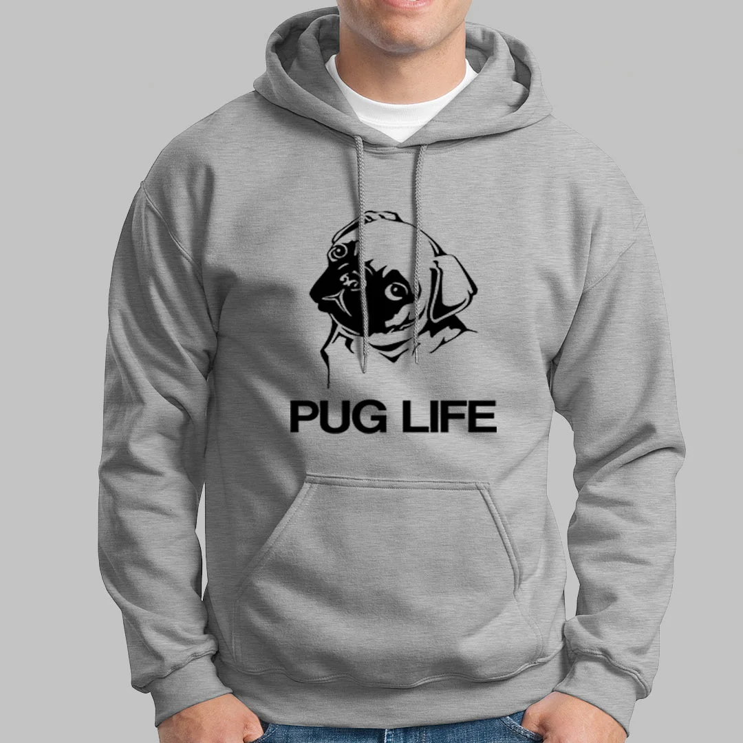 Pug Life Dog Hoodies For Men