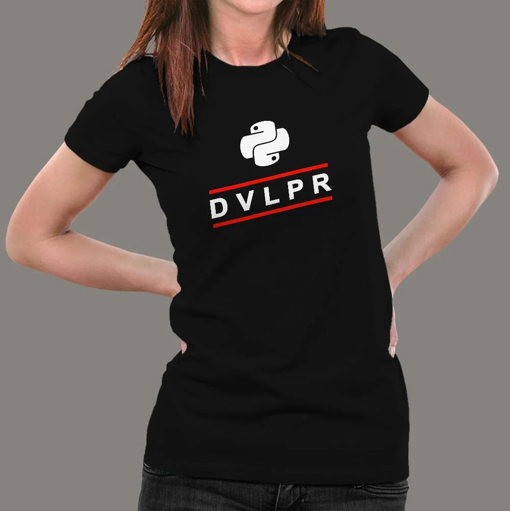 Python Developer Profession T-Shirt For Women
