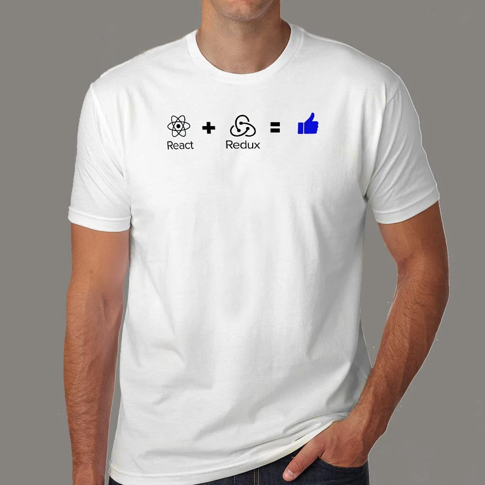 React and Redux Men's T-Shirt for Coders