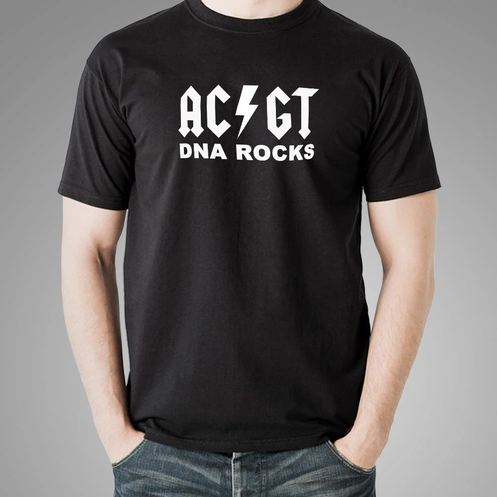 ACGT DNA Rocks Research Scientist T-Shirt For Men