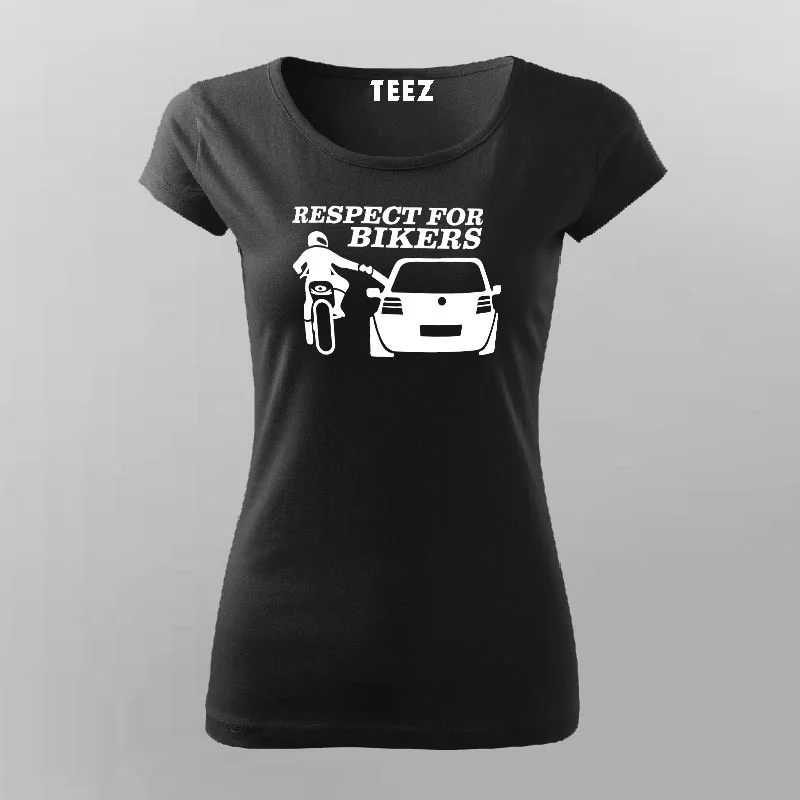Respect For Bikers T-Shirt For Women