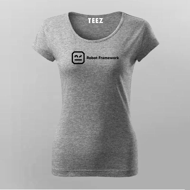 Robot Framework T-Shirt For Women