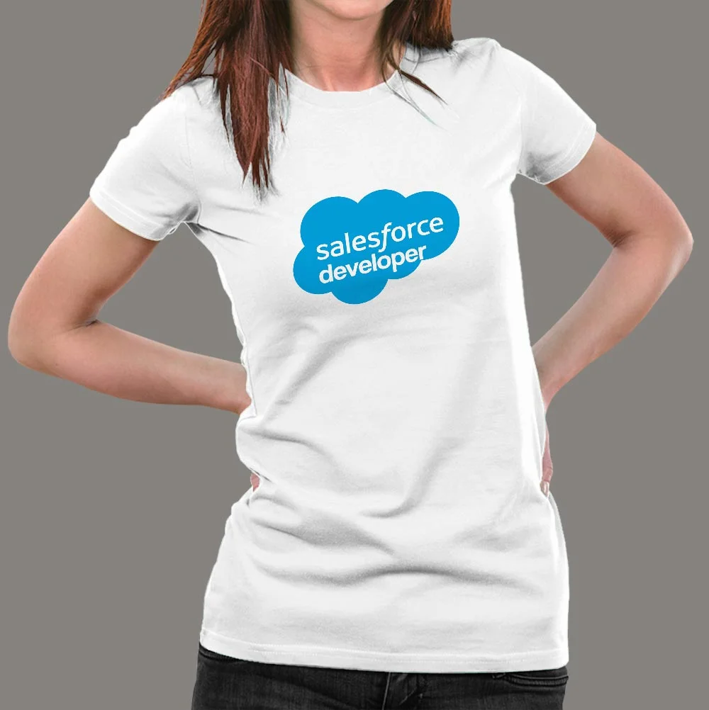 Salesforce Developer T-Shirt For Women