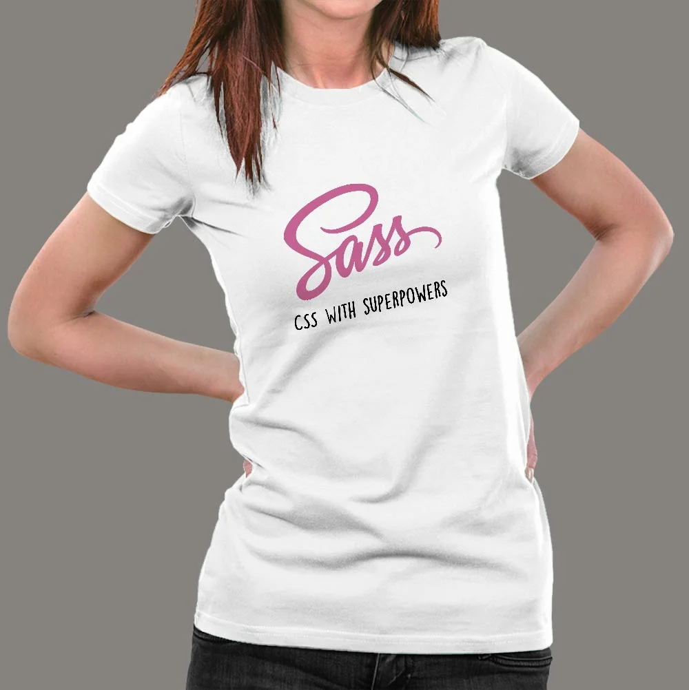 Sass Women's Tee - Stylishly Awesome Style Sheets