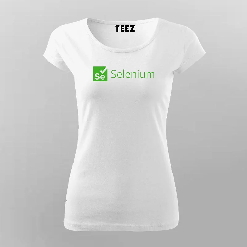 Selenium Framework T-Shirt For Women