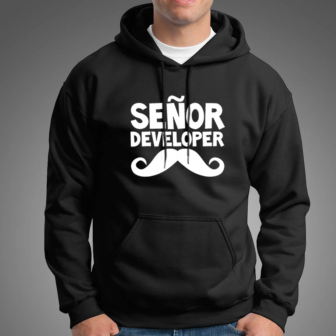 Señor Developer - Senior Developer Hoodies For Men