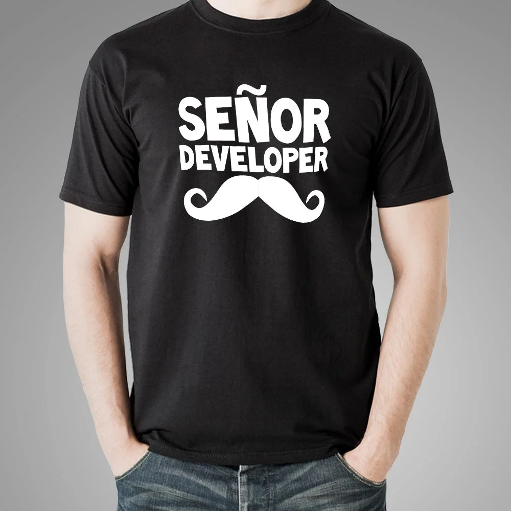Señor Developer - Senior Developer T-Shirt For Men