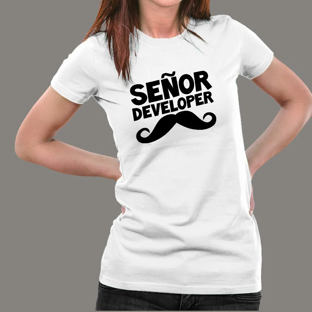 Señor Developer - Senior Developer T-Shirt For Women