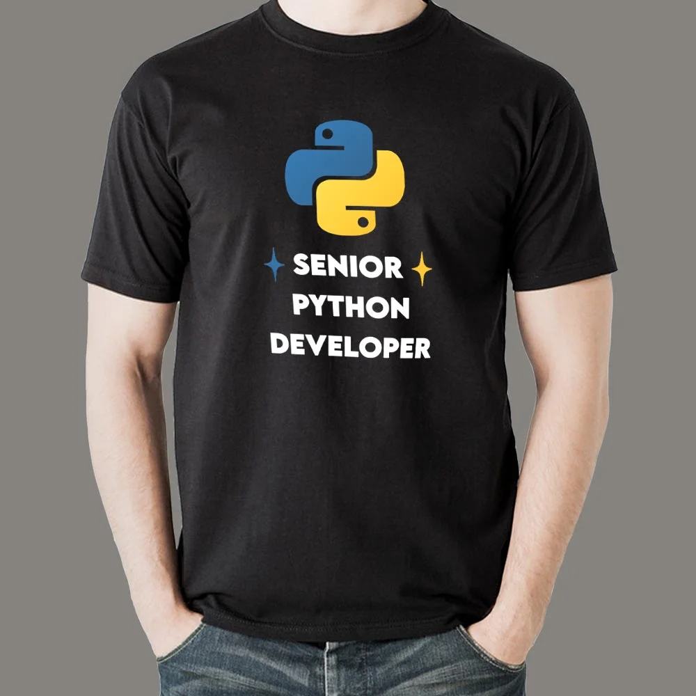 Senior Python Developer T-Shirt - Mastering Python