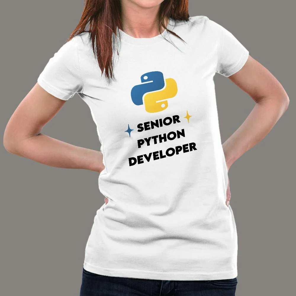 Senior Python Developer Women’s Profession T-Shirt