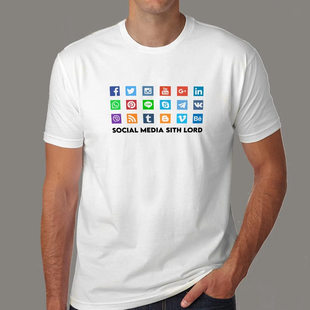 Social Media Sith Lord Men's Tee - Embrace The Dark Side