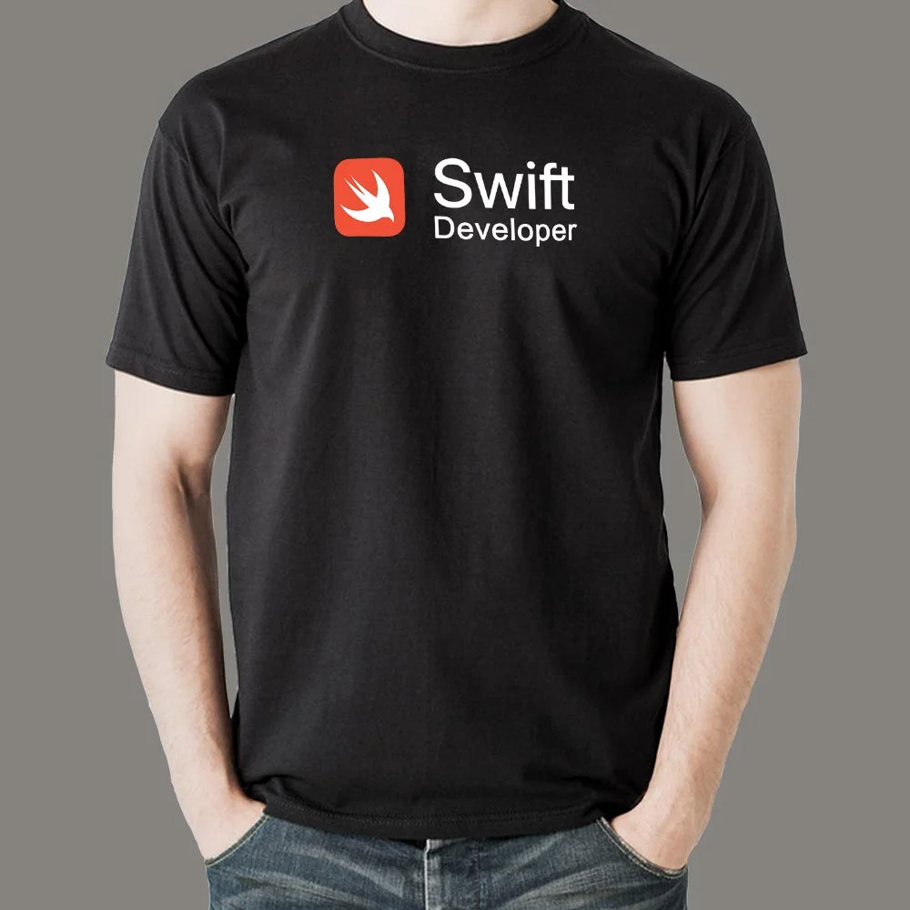 Swift Developer Men's Tee - For the Fast Coders