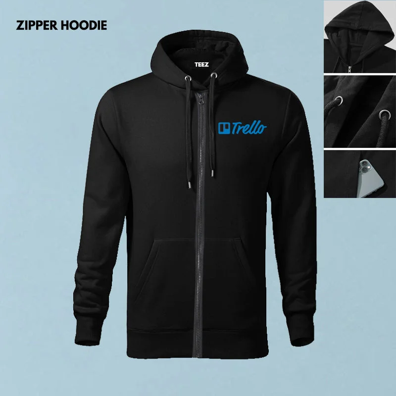 Trello Hoodie & Zipper Hoodie for Project Managers