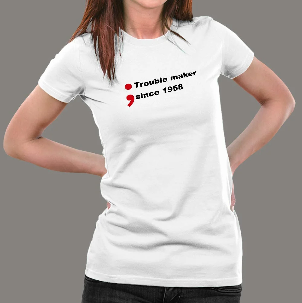 Trouble Maker Since 1958 Women's Vintage Tee