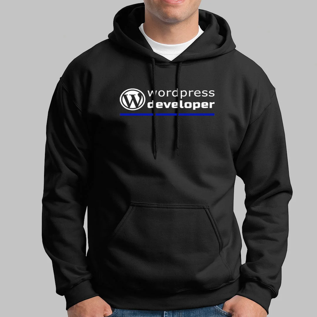 Wordpress Developer Hoodies For Men