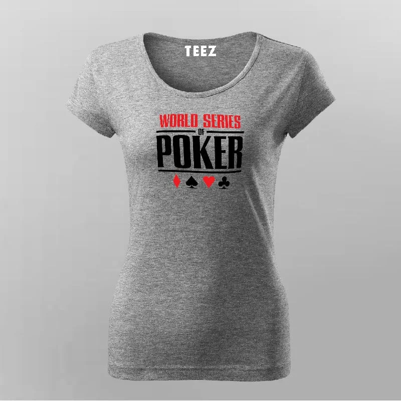 World Series Of Poker T-Shirt For Women
