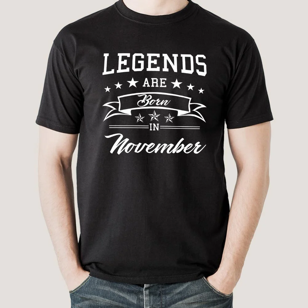 Buy Legends are born in November Men's T-shirt At Just Rs 349 On Sale!