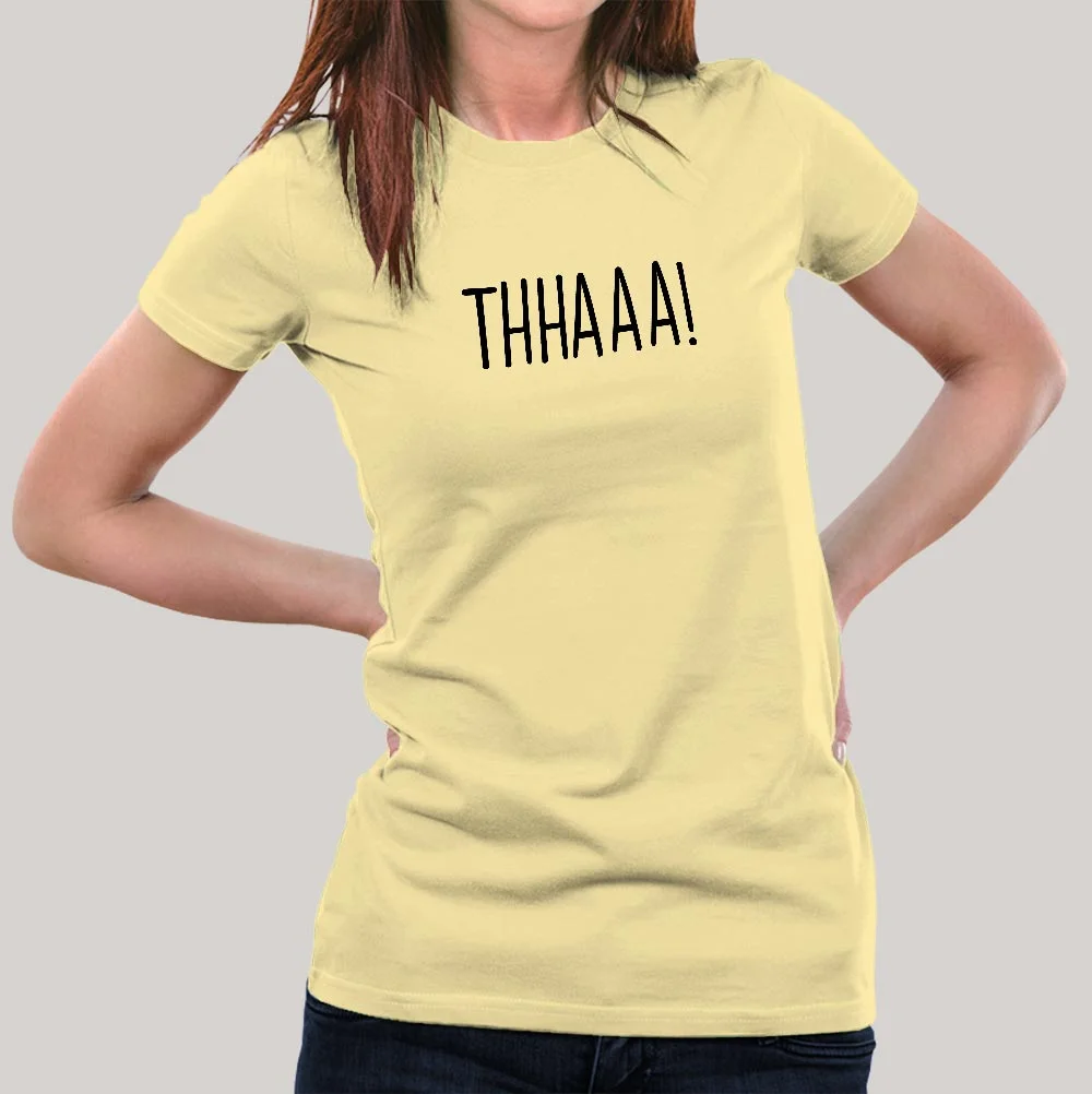 Thhaaa Women's Tamil T-shirt