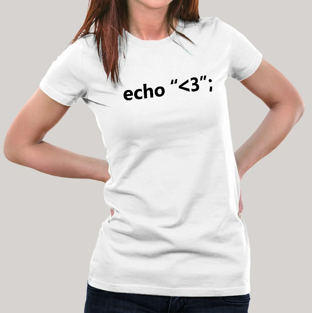 echo love Women's PHP t-shirt