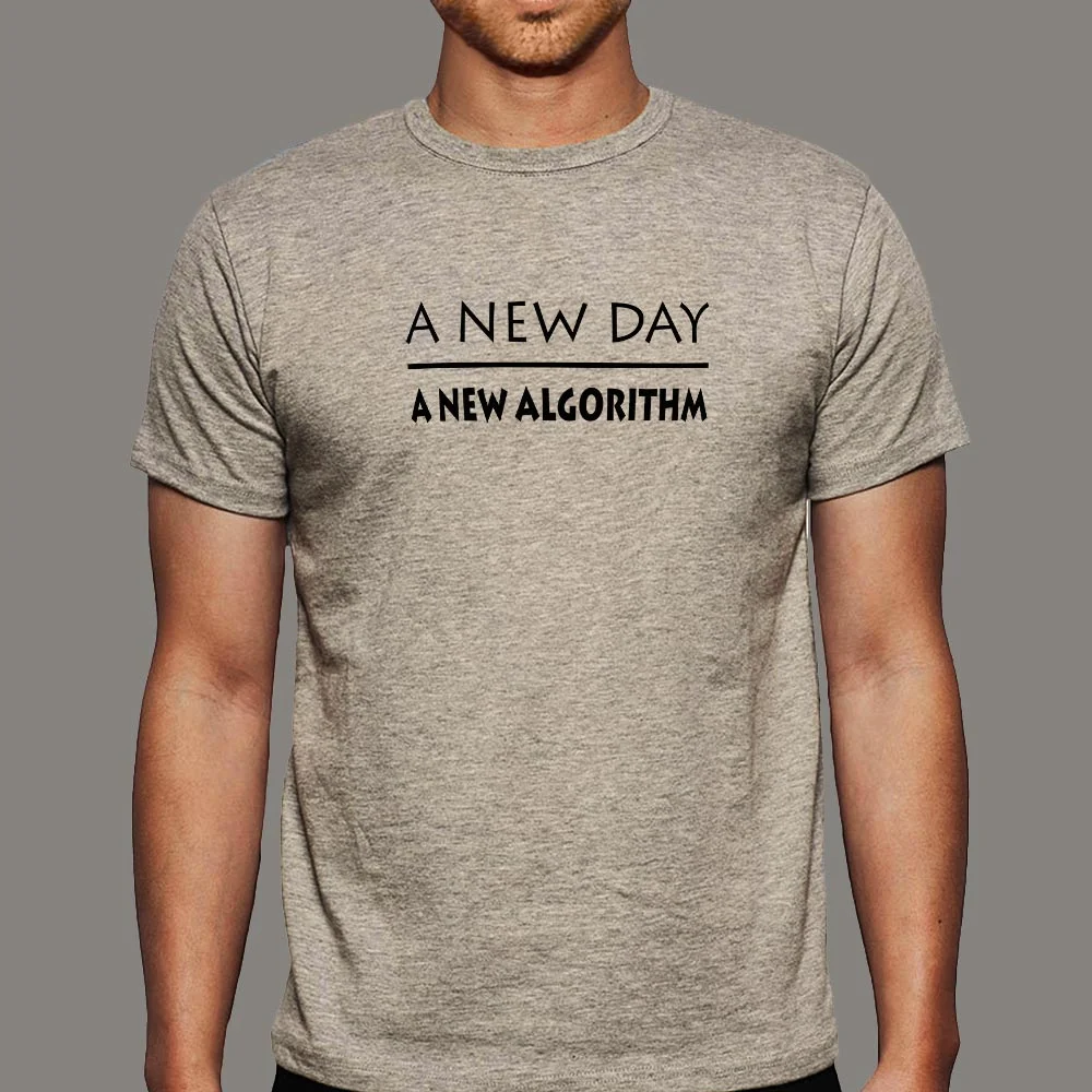 New Day, New Algorithm Men's T-Shirt - Code Fresh Daily
