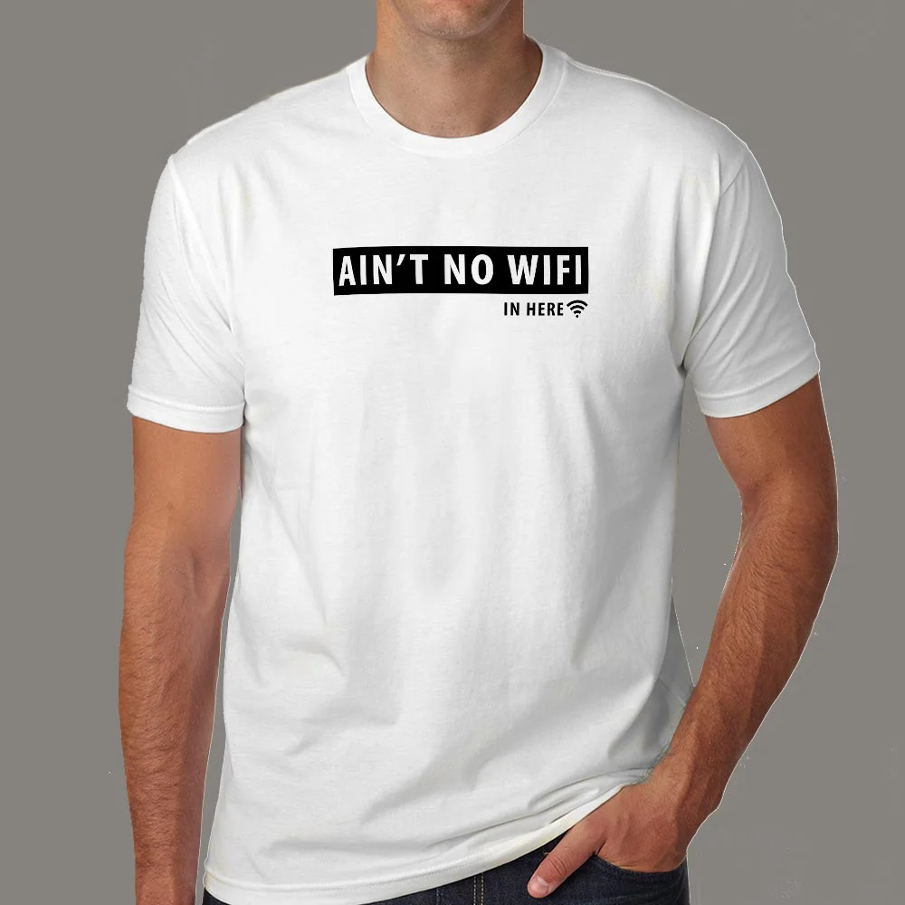No Wifi Zone Geek Men's Tee