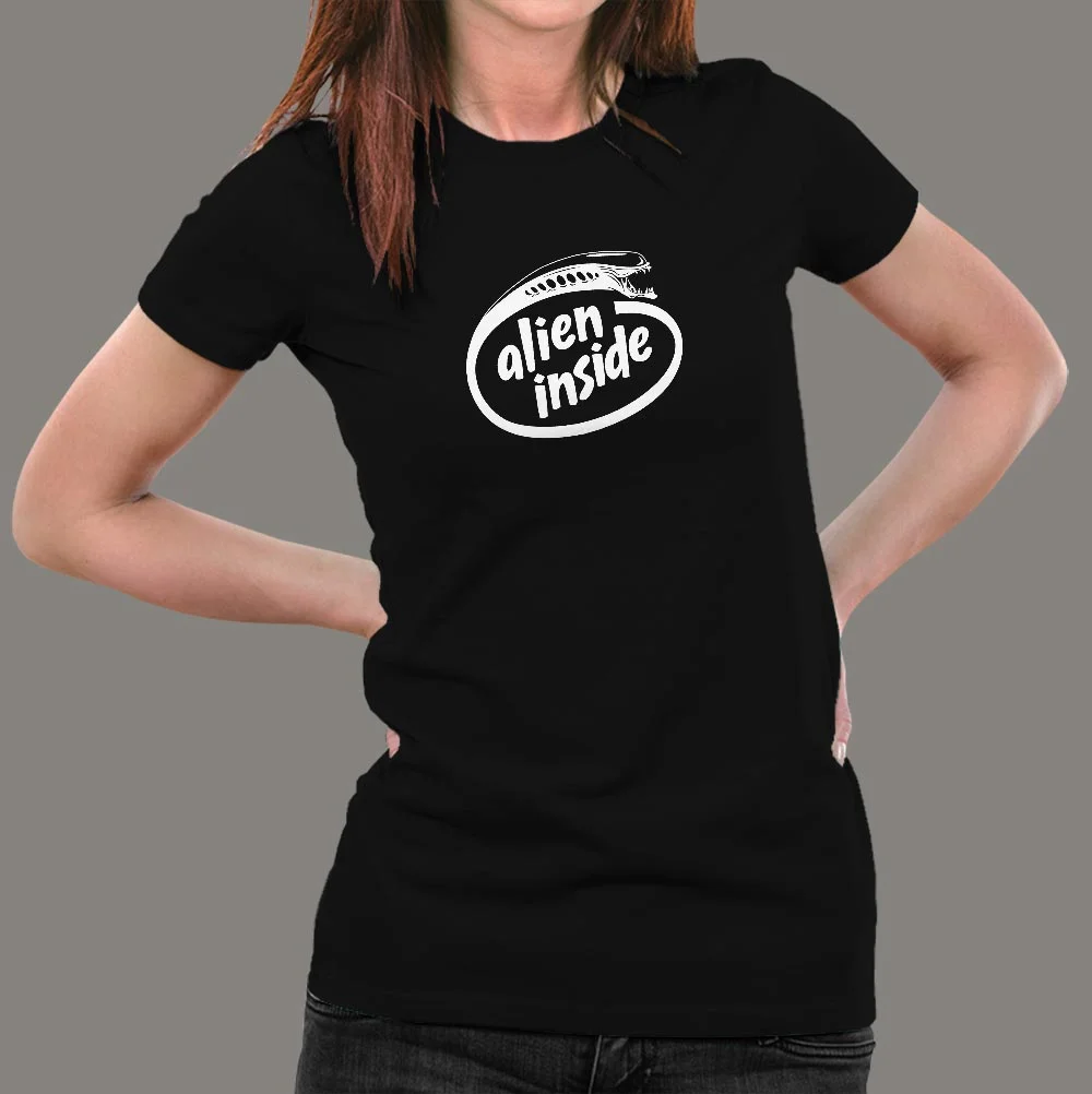 Alien Inside T-Shirt For Women