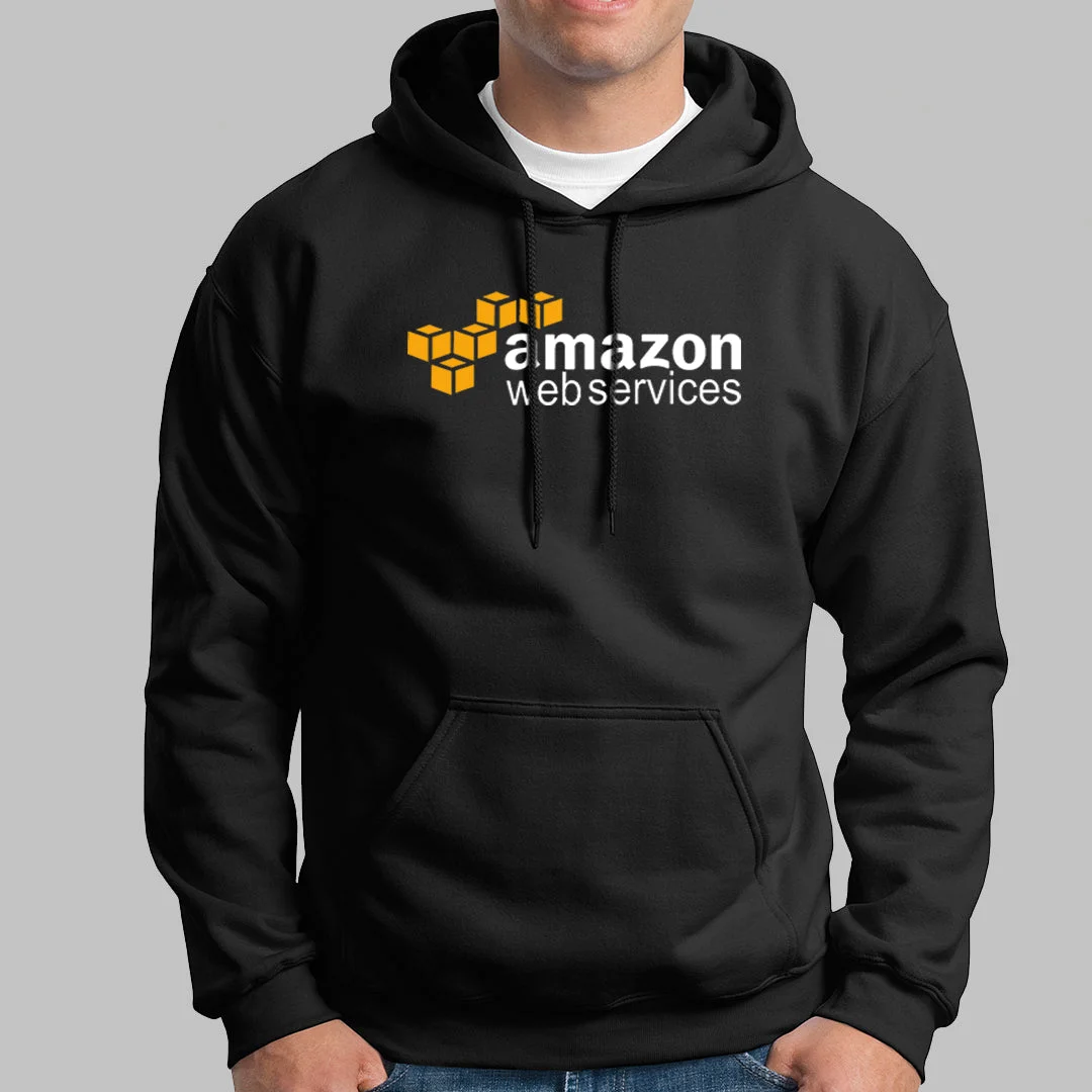 AWS Cotton & Zip Hoodies - Cloud Computing Style