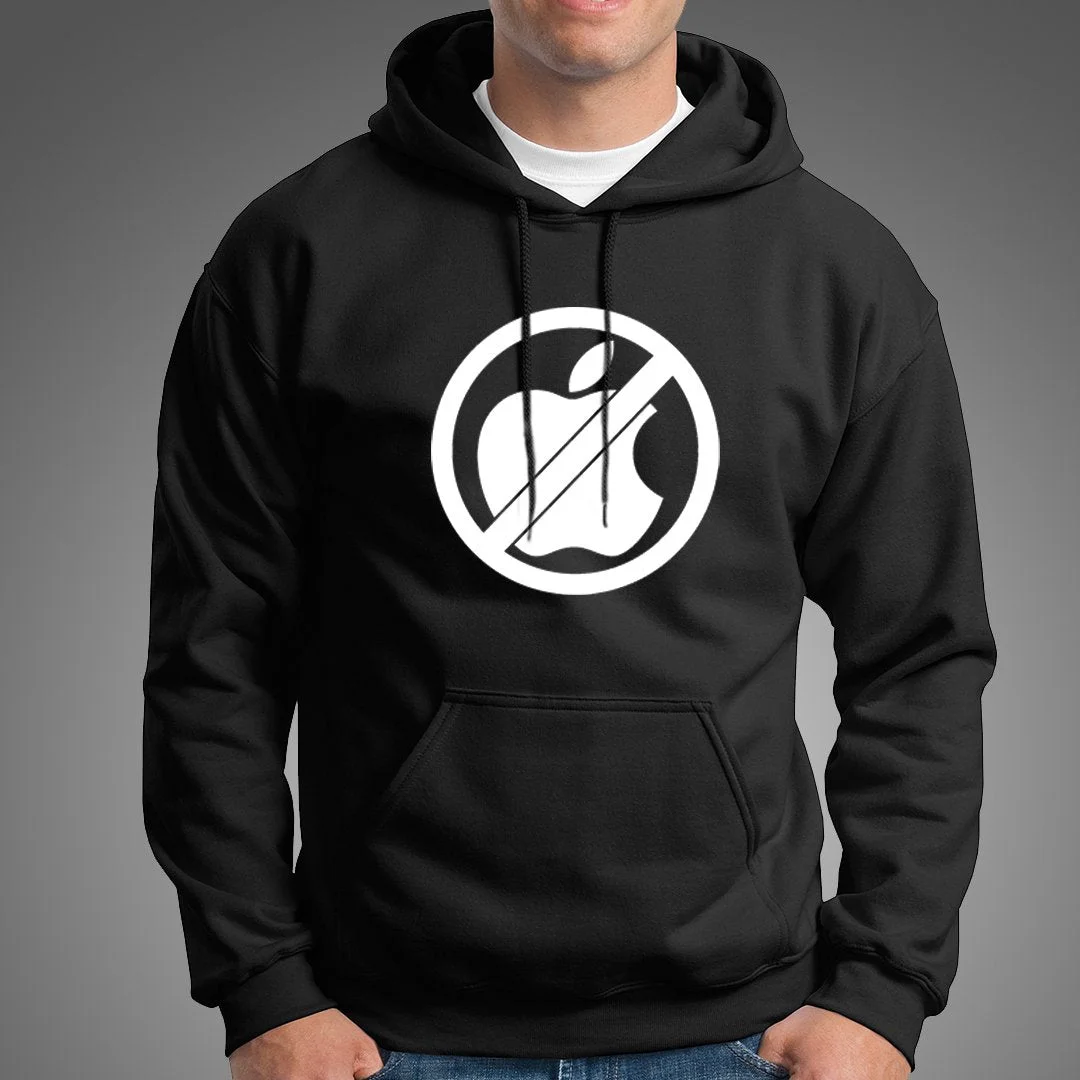 Anti Apple Men's Hoodie