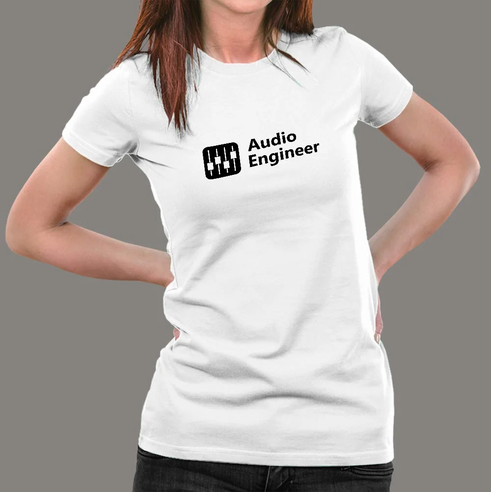 Audio Engineer T-Shirt For Women