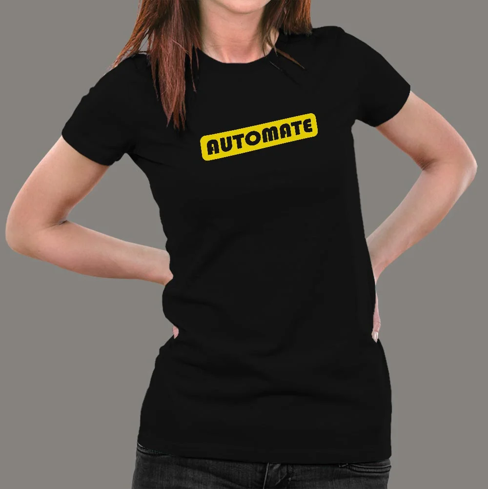 Automate Women's Tee - Simplify Tasks