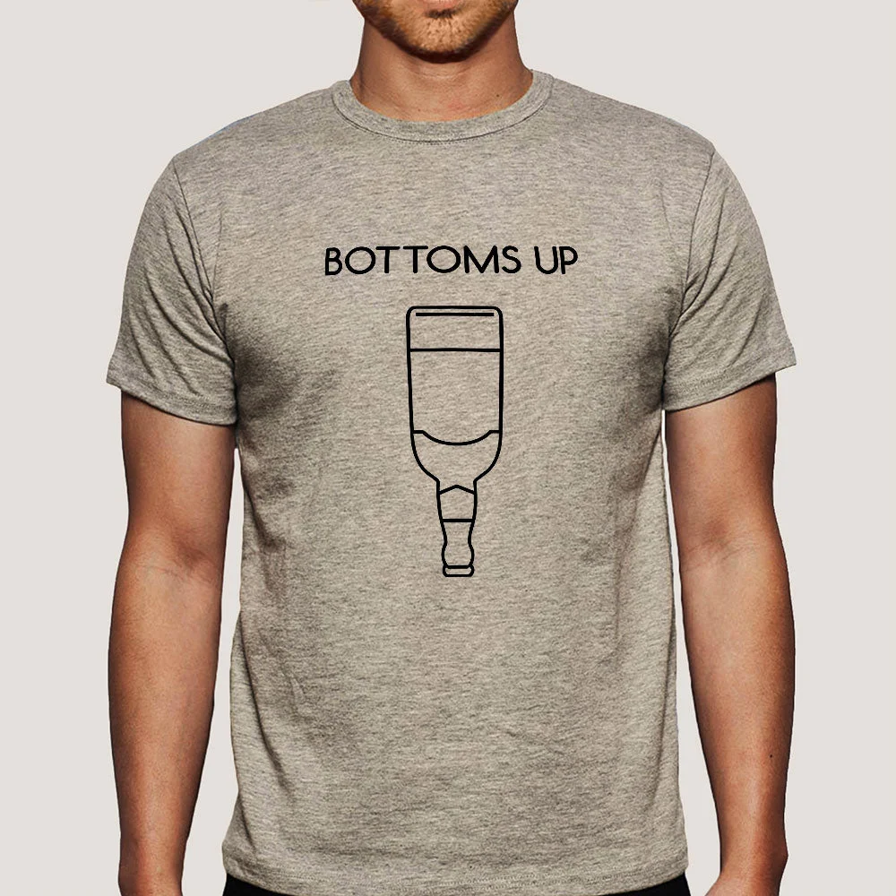 Buy Bottoms Up - Men's Alcohol T-shirt At Just Rs 349 On Sale!