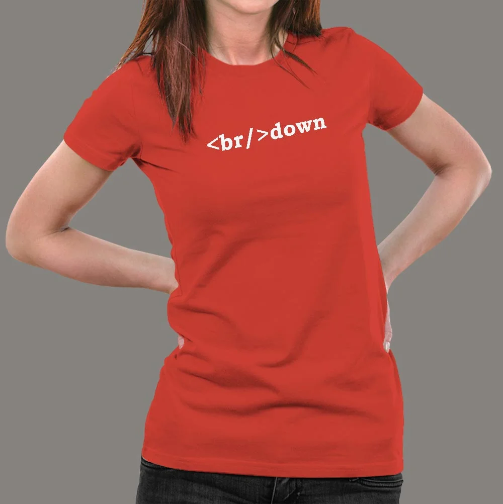 Breakdown HTML Code Women's Tee - Debug Style
