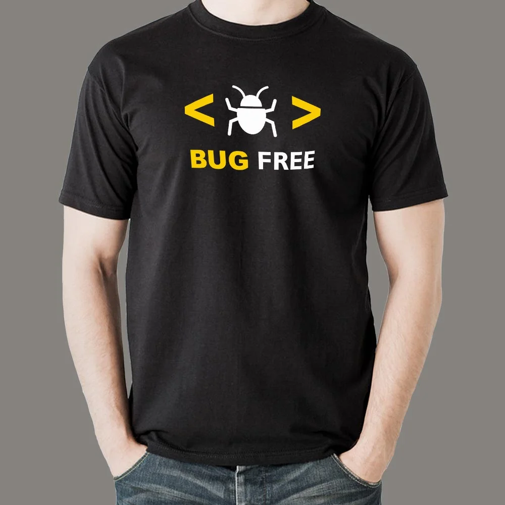 Bug Free Zone T-Shirt - Code with Confidence