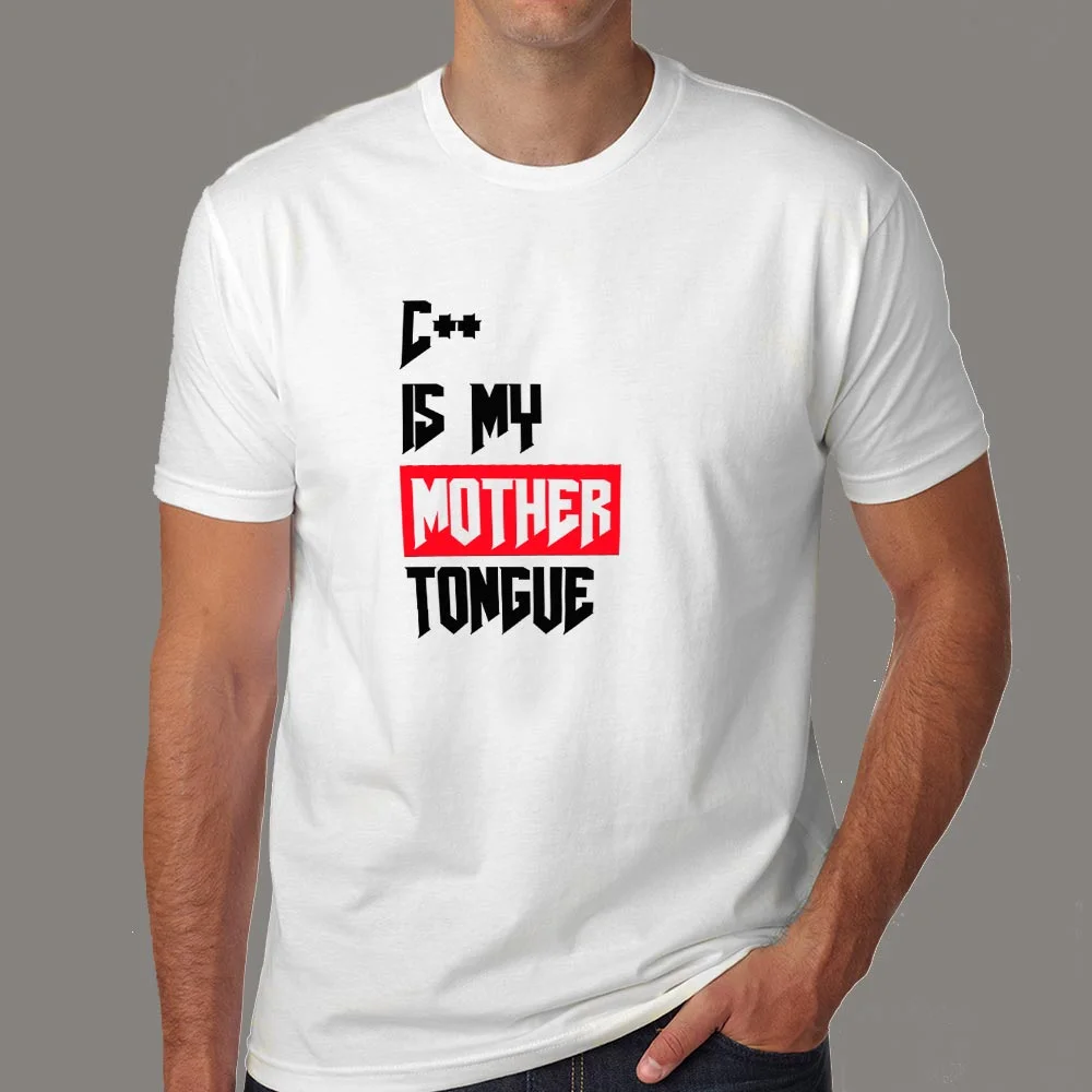 C++ Mother Tongue Programmer T-Shirt - Speak in Code